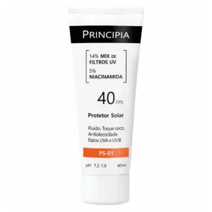 Protetor Solar Principia PS-01 FPS 40 Fluido Antioleosidade 40ml