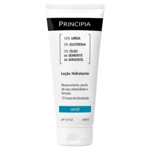 Loção Hidratante Corporal Ureia 10% + Glicerina + Óleo de Girassol 200ml – Principia