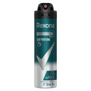 Desodorante aerosol Rexona sem perfume Men 72h 150 ml