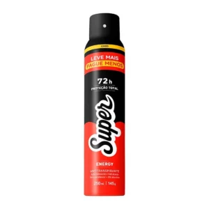 Desodorante aerosol Super Energy  72h 150 ml