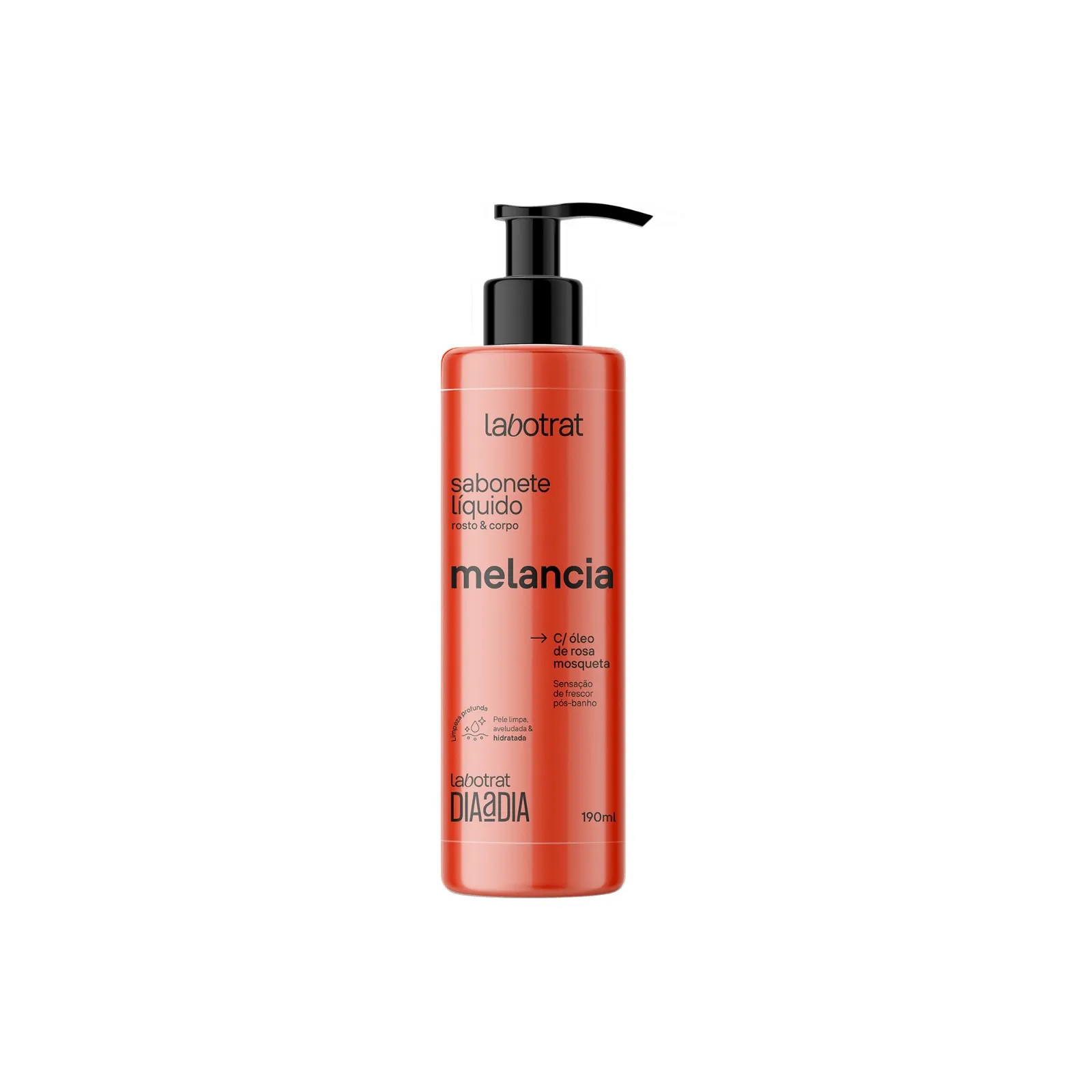 Sabonete Líquido Melancia Labotrat Dia a Dia com Óleo de Rosa Mosqueta 190ml