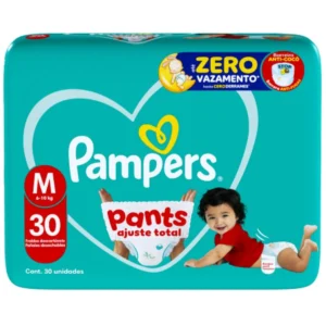 Fralda Pampers Pants Ajuste Total M 30 Unidades