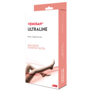 Meia de Compressão Venosan Ultraline 4000 AGH Bege 7/8 Ponteira Aberta