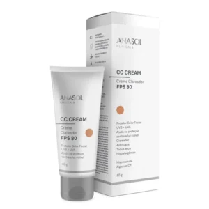 Protetor Solar Facial Anasol CC Cream FPS 80 40 g