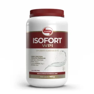 Whey Protein Isolado Isofort WPI Vitafor Sabor Neutro 900 g