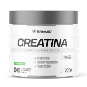 Creatina Monohidratada Herbamed 300 g Sem Sabor
