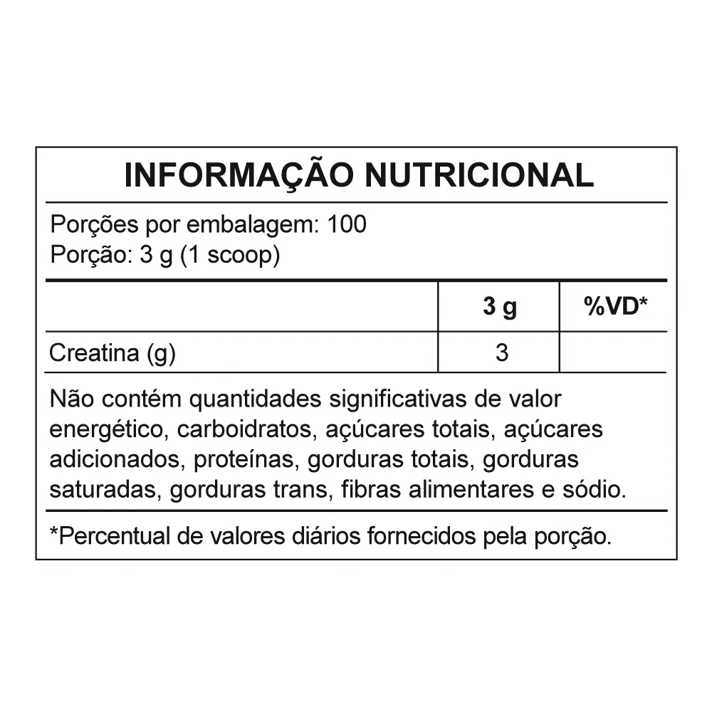 Creatina Monohidratada Herbamed 300 g Sem Sabor - Imagem 2