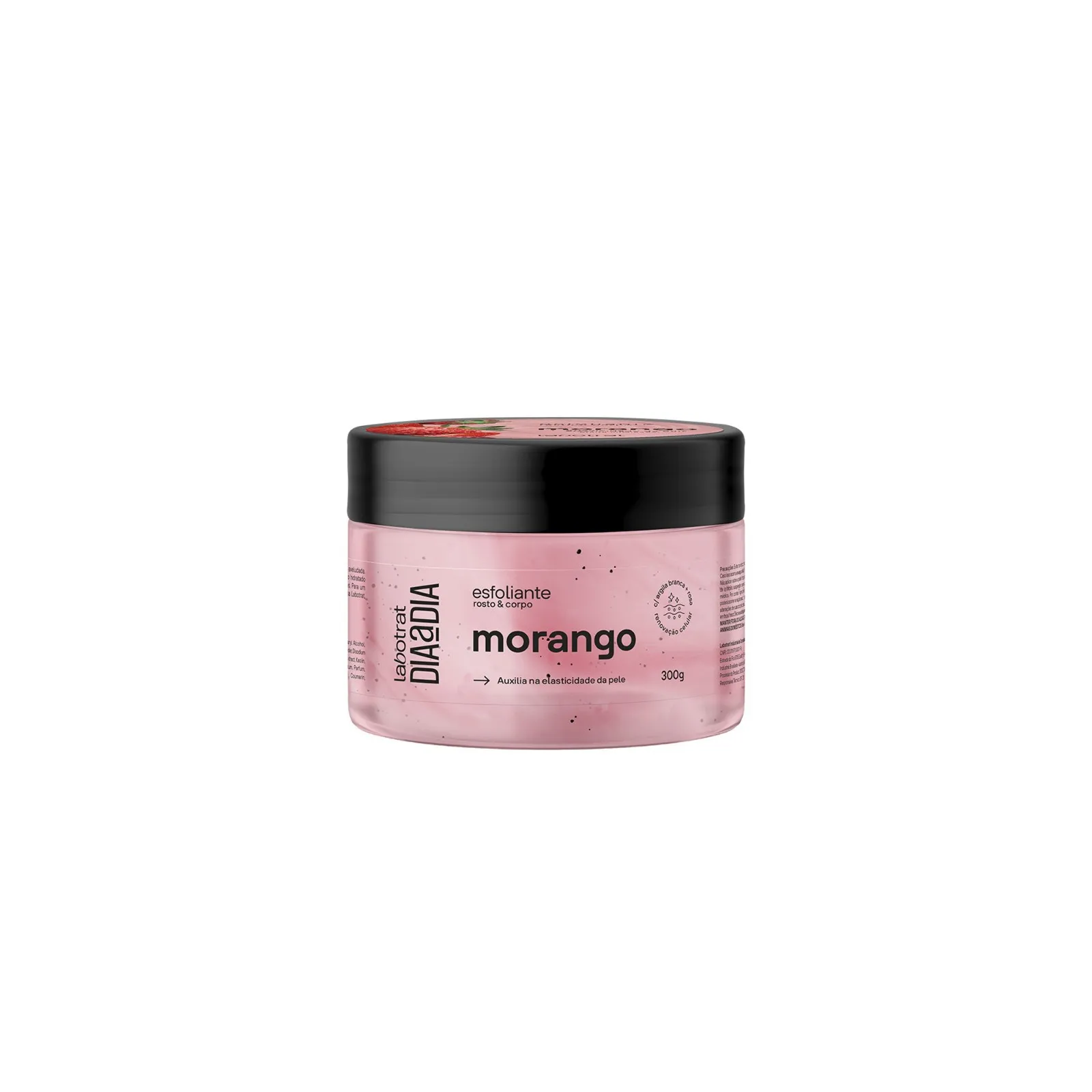 Esfoliante Facial e Corporal de Morango Labotrat Dia a Dia 300 g