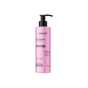 Hidratante de Cereja com Prebióticos Labotrat Dia a Dia para rosto e corpo 190 ml