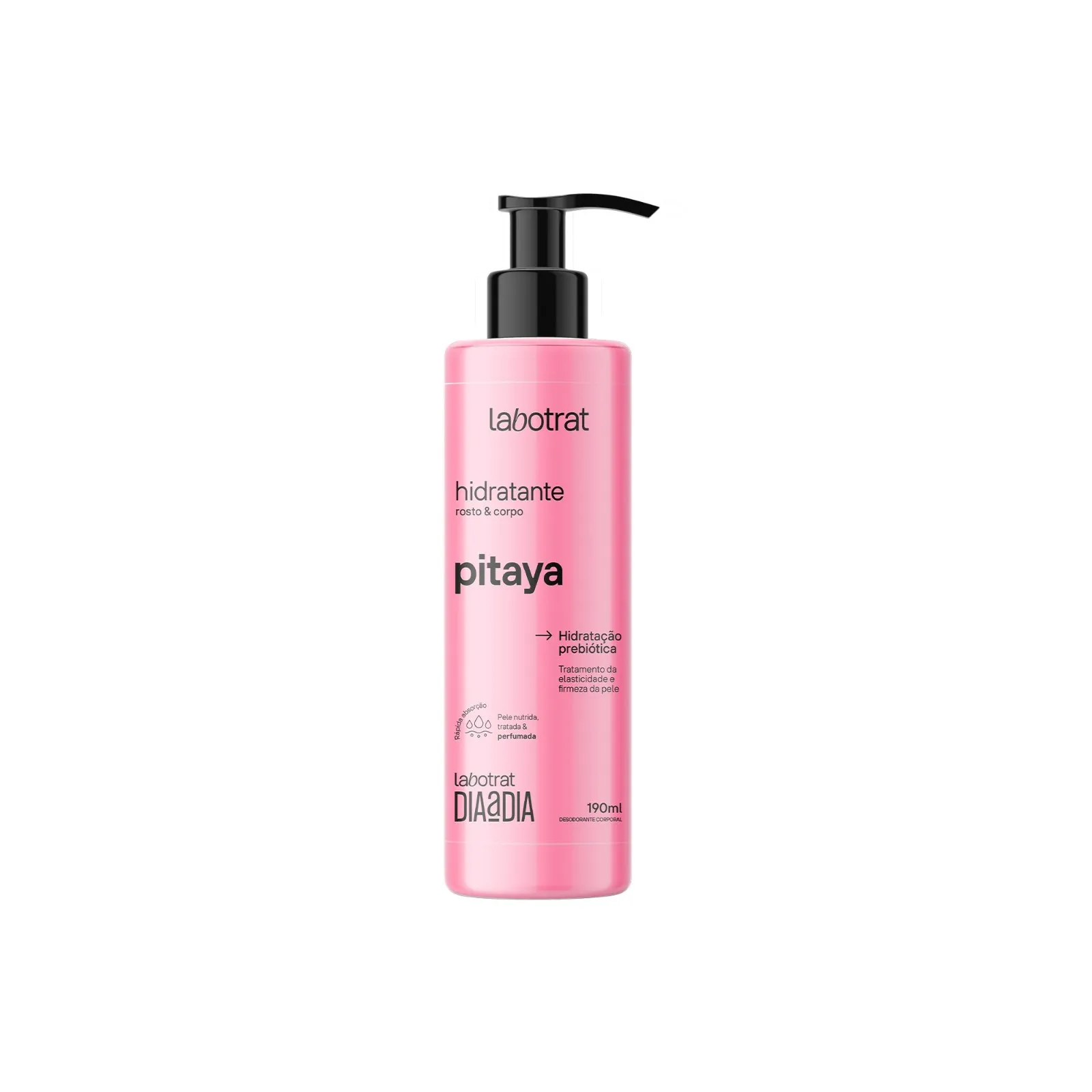 Hidratante de Pitaya com Prebióticos Labotrat Dia a Dia Rosto e Corpo 190 ml