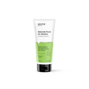 Sabonete Facial Ácido Glicólico Labotrat Dermo Skin 100 ml com ácido tranexâmico, niacinamida e colágeno