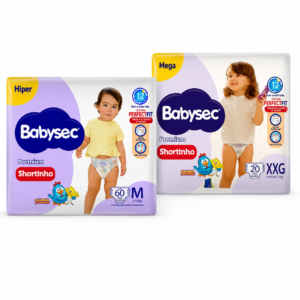 Fralda Babysec Premium Shortinho Galinha Pintadinha
