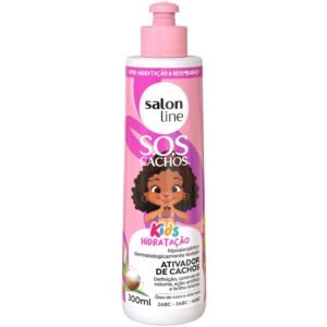 Ativador de Cachos S.O.S Cachos Kids Hidratação Salon Line 300 ml