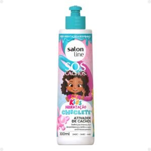 Ativador de Cachos Chiclete S.O.S Cachos Kids Salon Line 300 ml