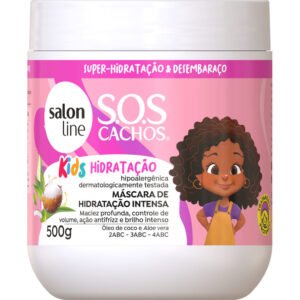 Máscara de Hidratação Intensa S.O.S Cachos Kids Salon Line 500 g